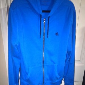 Express Mens Blue Hoodie
